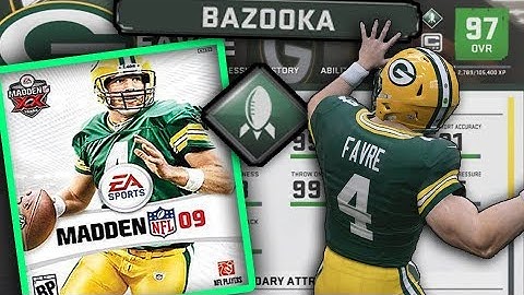 What if Madden 09 Brett Favre Was a Superstar X Factor With Bazooka? Madden 20 Experiment