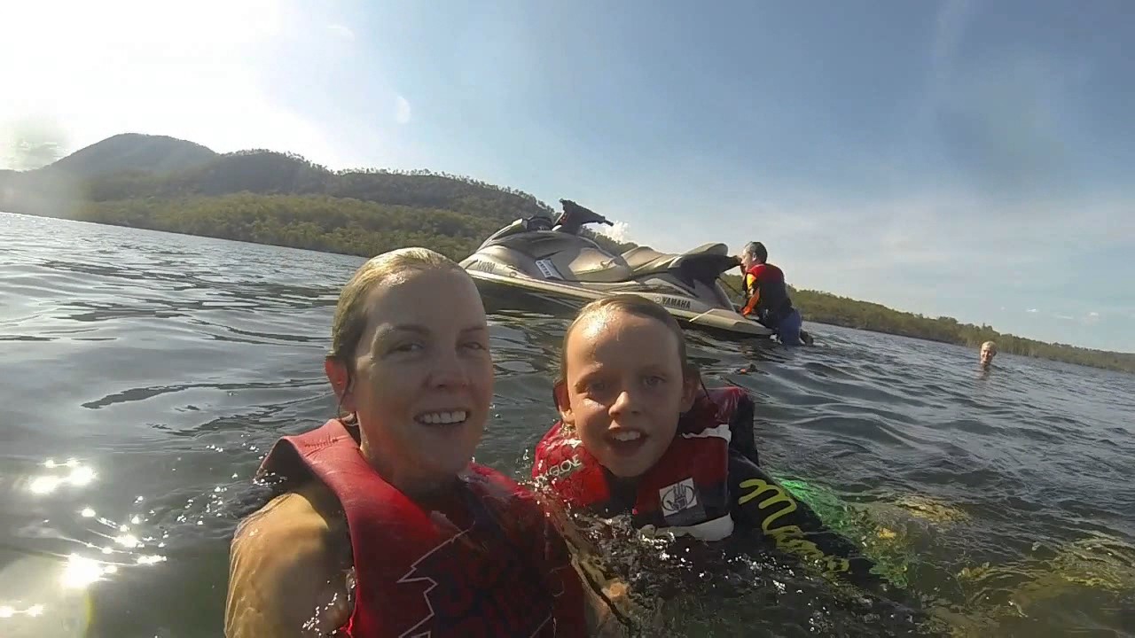 Lake Maroon With The Egans