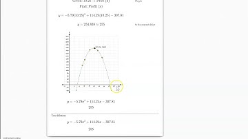 Quadratic and Exponential Regression on DeltaMath