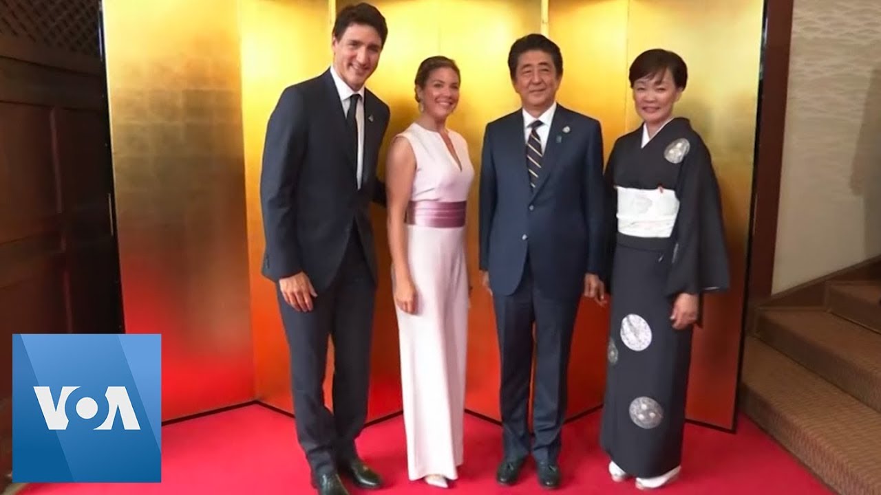 Leaders at Osaka G-20 Arrive for Gala Dinner