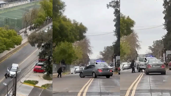 INFERNAL TIROTEO EN EL CENTRO DE EL PALOMAR: Entraron a robar a un local, pero llegó la policía