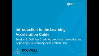 Intro to Learning Acceleration