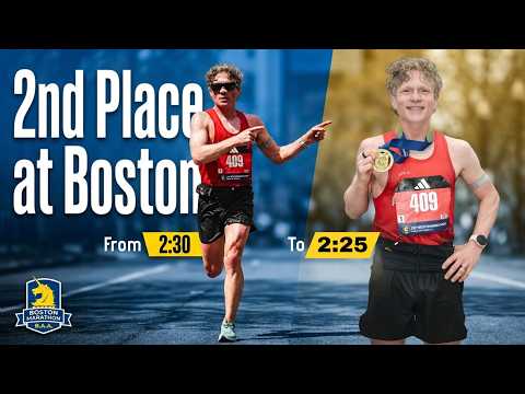 How He Ran a 2:25 Marathon in His 40s - Second place age group at Boston