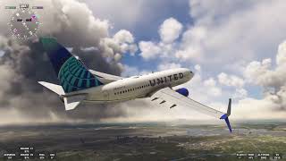 FS2020 United Boeing 737 - 700 Norfolk - Newark UA2403 Departure