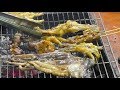 Vietnamese Street Food - Chicken wings, spares, Canh ga chien, suon non lon, Xien gan cat Ho Chi