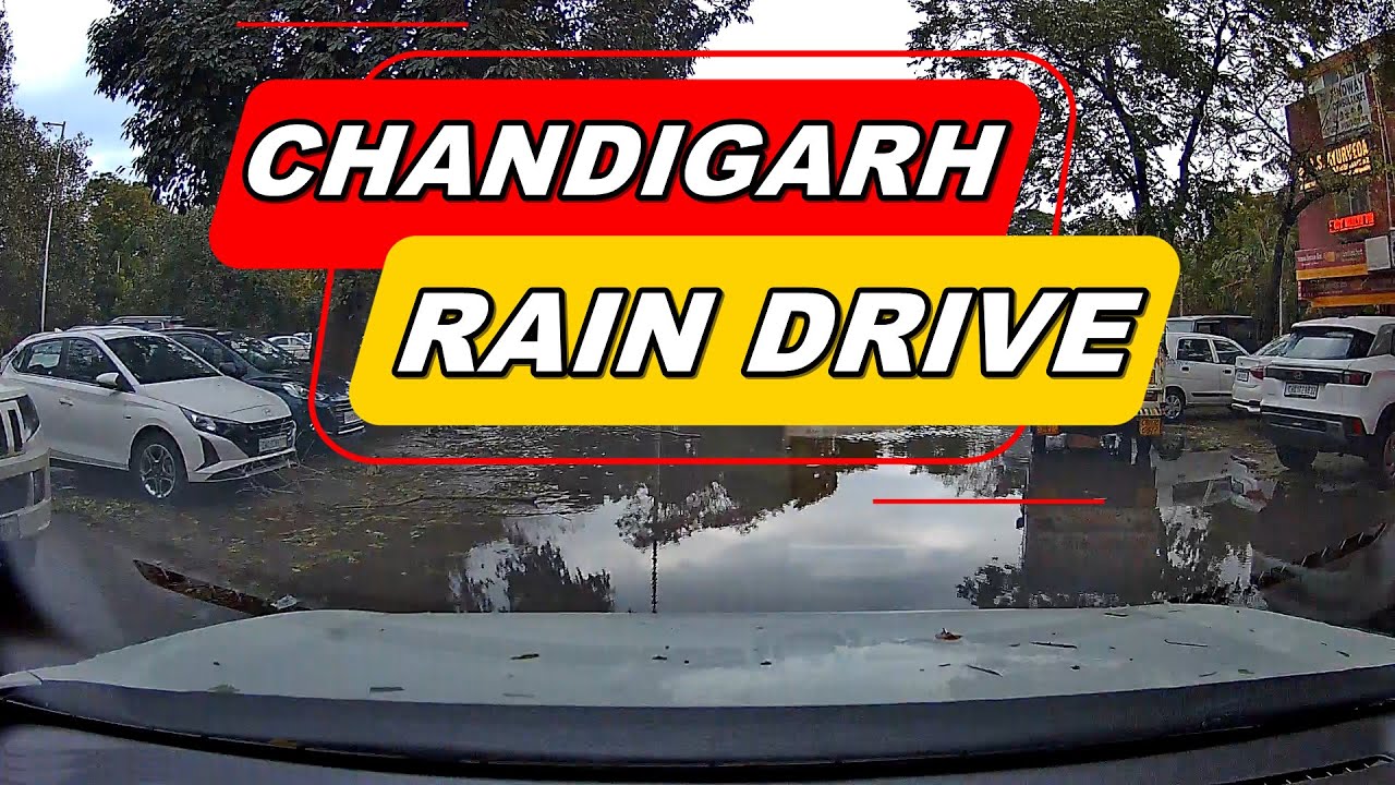 Tricity Rides | Chandigarh | Mohali | Rain Drive | Dashcam Routes India