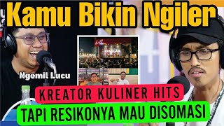 HEBOH‼️KREATOR KULINER HITS & LUCU INI DIANCAM SOMASI, SEBABNYA ADDUH⁉️Ngemil Lucu|Podcast Rijal