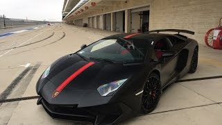 Lamborghini Aventador SV Hot Laps Around Circuit of the Americas!