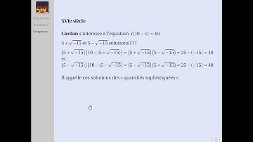 Introduction des nombres complexes