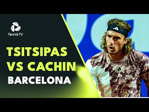 Stefanos tsitsipas vs pedro cachín | barcelona 2023 highlights