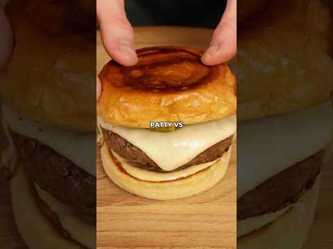 Smashed burger vs
