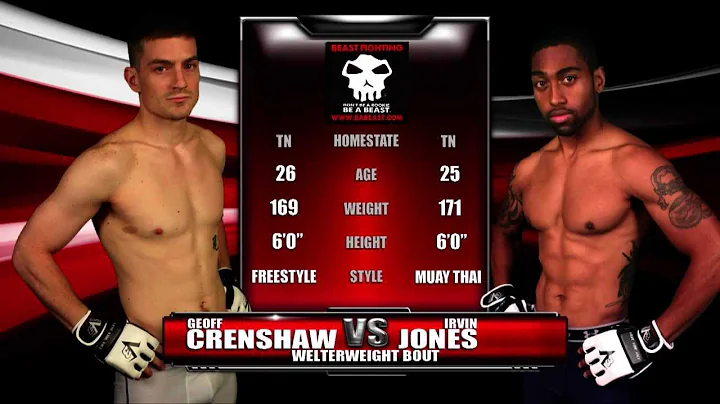 V3FIGHTS: Geoff Crenshaw vs Irvin Jones