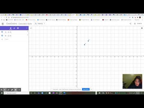 How to use Geogebra to plot the points with given ordered pair: Feb 18, 2021 10:28 AM