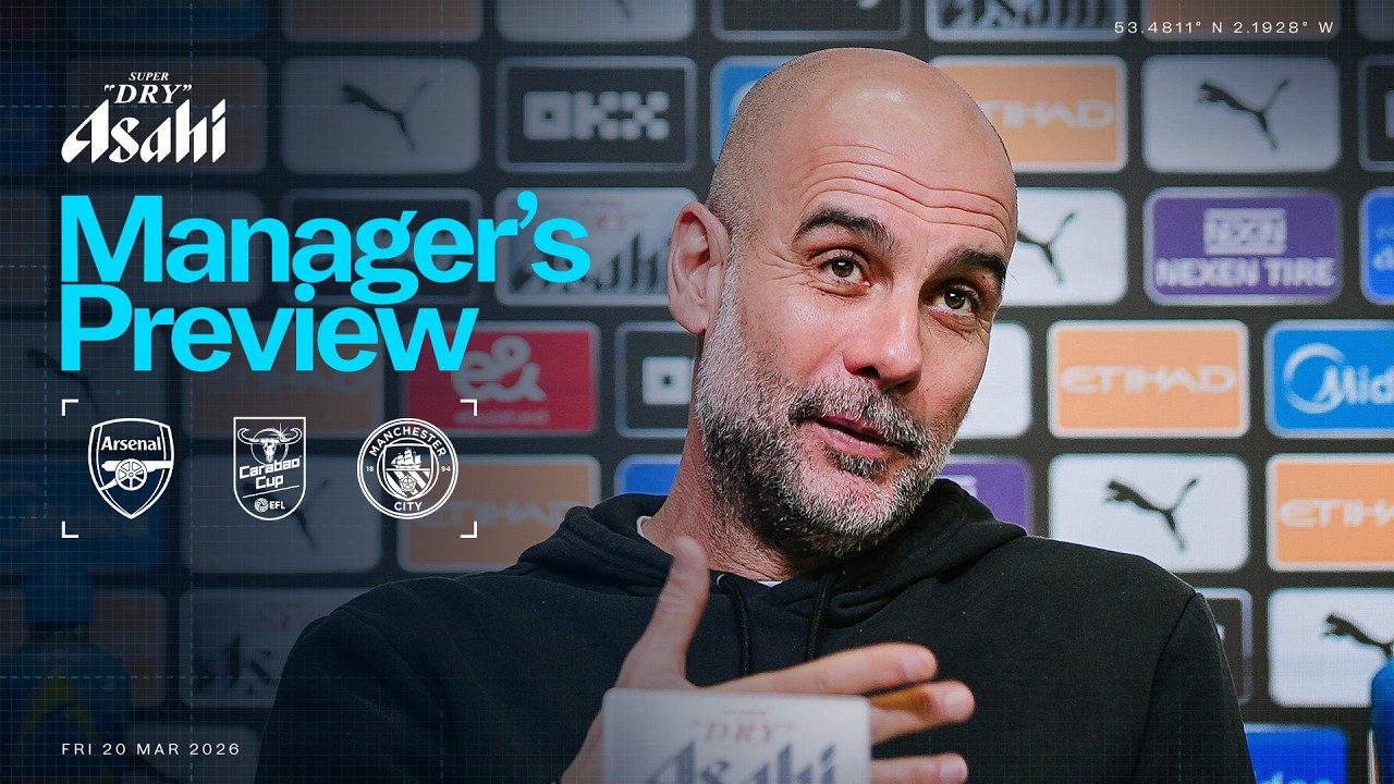 Pep Guardiola’s Carabao Cup final press conference