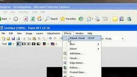 ZeroDayPhoto - Paint.NET Fire effect