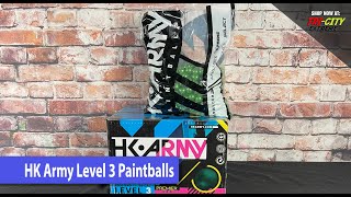 HK Army Level 3 Paintballs - Quick Shooting