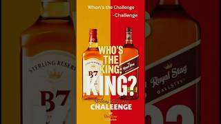Sterling Reserve B7 🥃 vs Royal Stag 💥 | Best Whisky Under ₹520? | 500ml Battle 🔥 #indianwhisky
