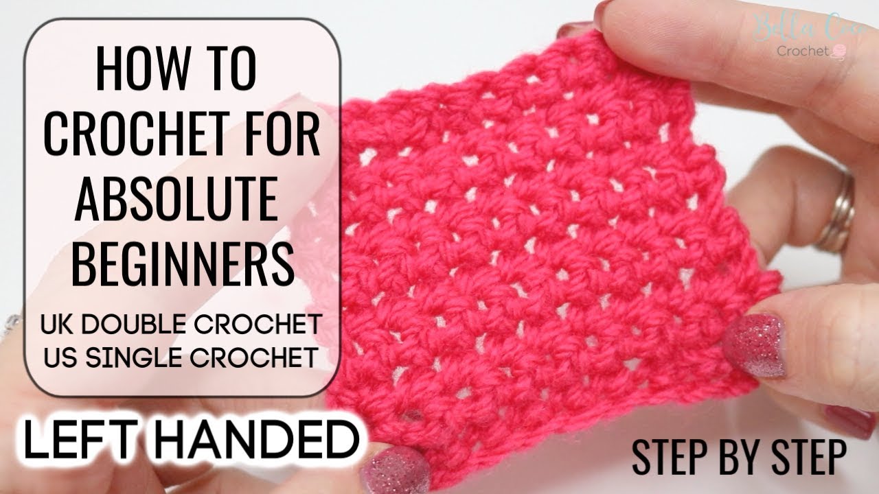 Crochet Left-handed for Beginners: Crochet Step-by-step Guide Book