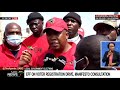 EFF leader Julius Malema on voter mobilisation drive