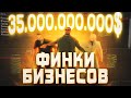 ФИНКИ БИЗНЕСОВ ЦЕНОЙ 35.000.000.000$ | Самые дорогие бизнесы GTA SAMP