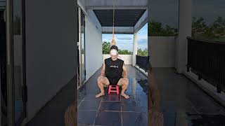 Water balloon dodging challenge #challenge #games #funny