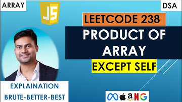 Product of Array Except Self | Leetcode 238 | JavaScript | No Division | Prefix Sum