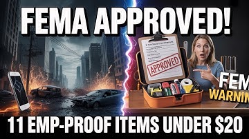 11 FEMA Recommend Cheap Household Items That Will Still Work After an EMP Blackout