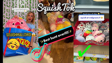 Squishmallow hunting squishtoks that make me get a bigger bed