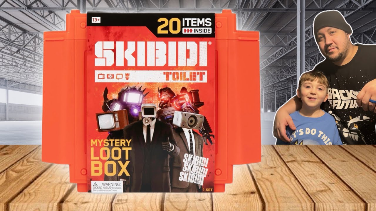 Skibidi Toilet Giant Mystery Loot Box Unboxing! - YouTube