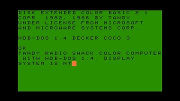 Tandy Radio Shack - Color Computer 3 (NTSC; HDB-DOS)