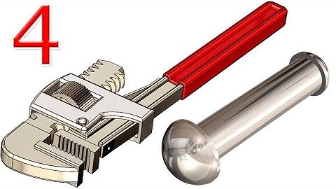 4- Project 17 |Pipe Wrench 2| SolidWorks Tutorial : pin 1