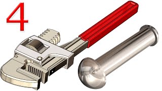 Celebrity 4- Project 17 |Pipe Wrench 2| SolidWorks Tutorial : pin 1 Net Worth