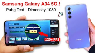 Samsung Galaxy A34 5G Pubg Test! Graphics Test!