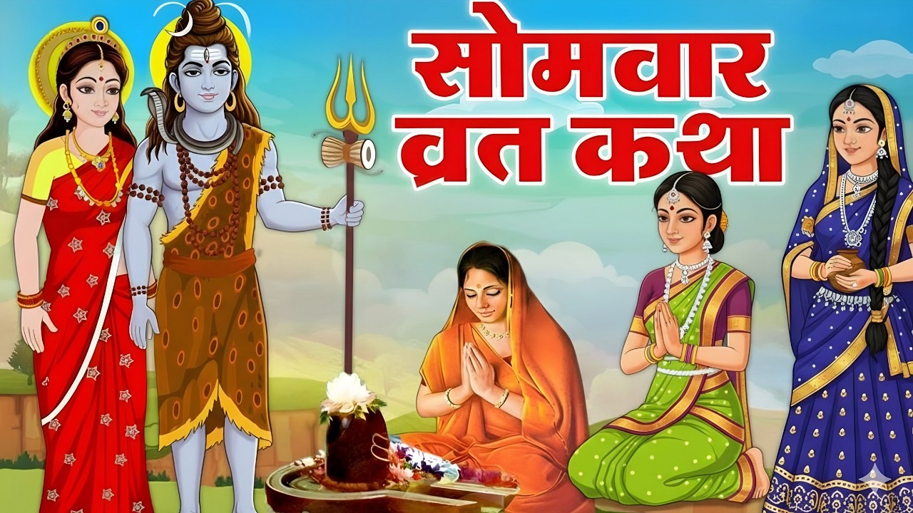 सोमवार व्रत कथा 2026 - सोमवार व्रत की कहानी - सोमवार व्रत की कथा - Somvar Vrat Katha 2026