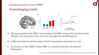 OHBM 2018 | Oral Session | Indira Tendolkar | Measuring medial prefrontal glutamate/glutamine conc…