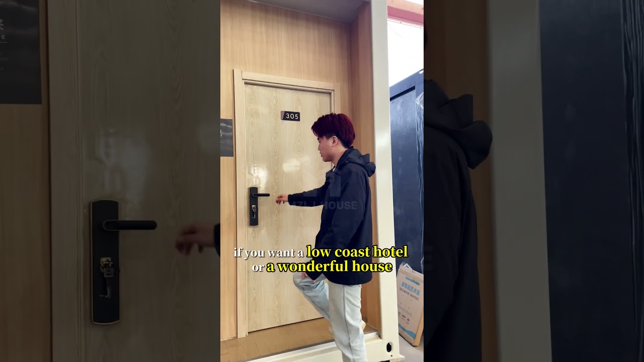 Wisdom explains hotel Flat pack container house-1