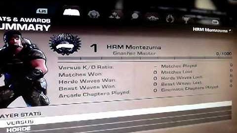 Rank Reset on gears of war 3