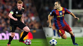 Kevin De Bruyne VS Andrés Iniesta - Who Is The Best Midfielder? - Technical Elegance