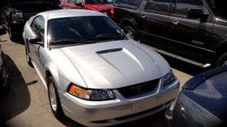 2000 Ford Mustang V6 Start Up, Quick Tour, & Rev With Exhaust View