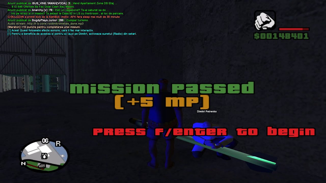 S.A.M.P. Dimitri mission 1 /rpg.b-zone.ro