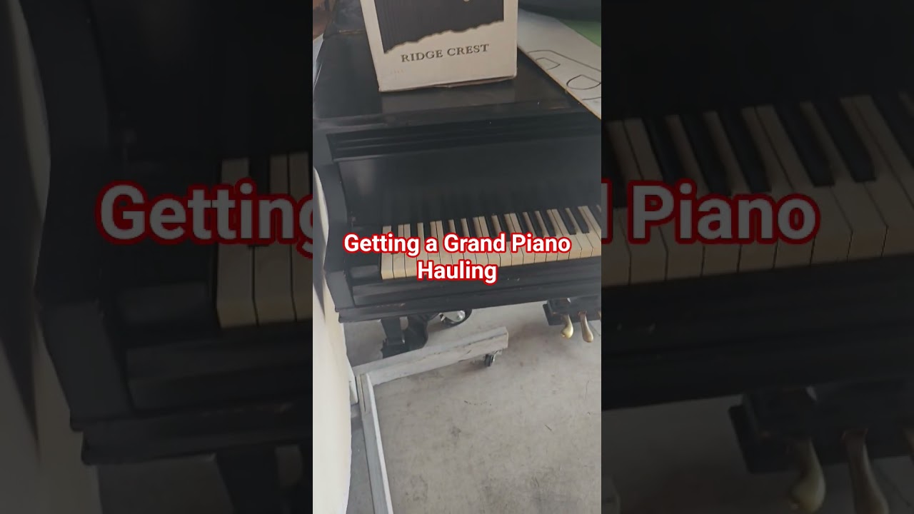 Giant grand piano moved at church 