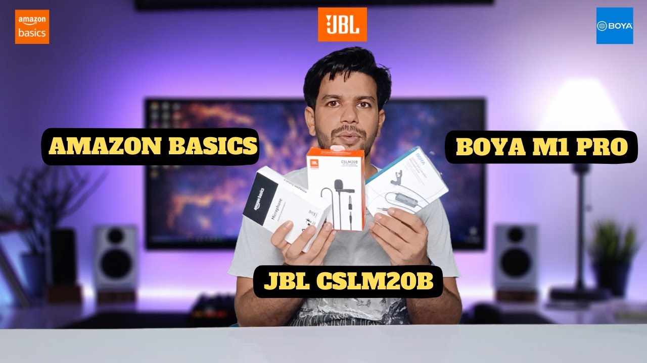 Best Lavalier Microphone Boya M1 Pro Vs Jbl CSLM20B Vs Amazonbasics!! YouTube