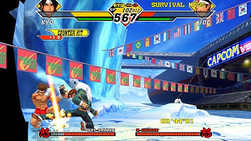 1450: Capcom vs. SNK 2 \\ Dreamcast \\ Kyo Survival [Flycast widescreen!]