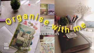 “a cozy reset after procrastinating"☘️ | journaling &amp; organising stickers 