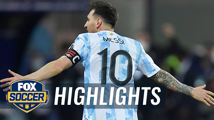 Lionel Messi buries unreal free kick, dazzles in Argentina's 3-0 win | 2021 Copa América Highlights