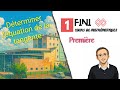 Déterminer l'équation d'une tangente.