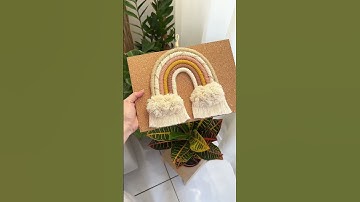Arco-íris Macramê #arcoíris #macrame #arcoirismacrame #decoracaoboho #macramebrasil #macramediy