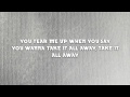 Owl City - Take It All Away (HD Lyrics Video, No Time/Pitch Editing)