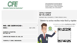 Calcular paneles solares con recibo CFE