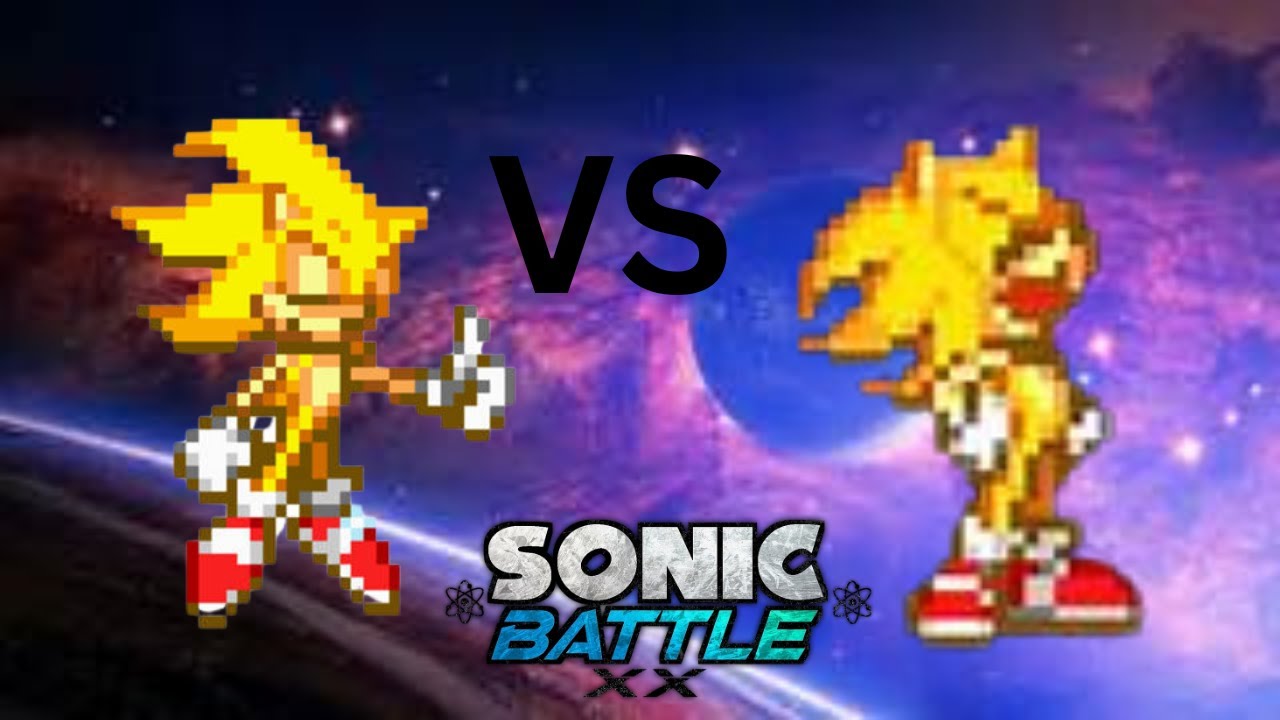 super sonic vs fleetway super sonic - YouTube
